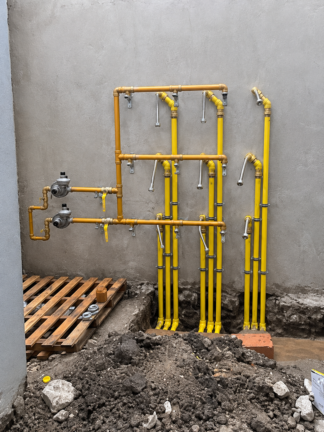 Trabajo de gas realizado por Plumber Servicios
